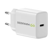 Mayaxess, Caricatore Rapido per Galaxy S25 USB-C 20W, Bianco