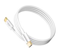 Mayaxess, Cavo di ricarica USB-C da 1 m per Galaxy S25 Plus, Bianco