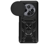 Mayaxess Cover con anello per Redmi 14C Antiurto con copertura per fotocamera, Nero