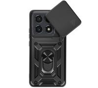Mayaxess Cover con anello per Xiaomi 14T Pro Antiurto copertura per fotocamera, Nero