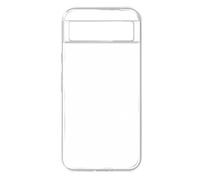 Mayaxess Cover in silicone flessibile per Google Pixel 8a, Trasparente