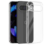 Mayaxess, Cover per Google Pixel 9 e 9 Pro Silicone flessibile, Trasparente