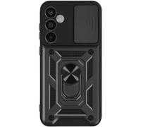 Mayaxess Cover per Samsung A55 anello supporto coprifotocamera scorrevole, Nero