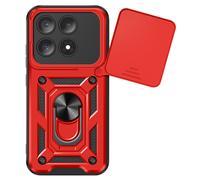 Mayaxess, Cover per Xiaomi 17 con Copri Fotocamera Scorrevole e Anello Magnetico