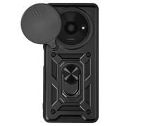 Mayaxess Cover per Xiaomi Redmi A3 anello supporto coprifotocamera scorrevole, Nero