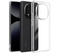 Mayaxess Cover per Xiaomi Redmi Note 14 Pro e 14 Pro Plus Silicone morbido Trasparente