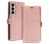 Mayaxess Custodia a libro per Samsung Galaxy A16 con cinghia a mano, Rosa Champagne
