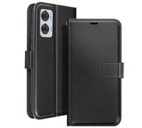 Mayaxess Custodia a libro per Motorola Edge 50 Fusion Protezione con cinturino, Nero