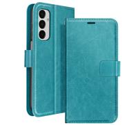 Mayaxess Custodia a libro per Samsung Galaxy A16 Protezione con cinturino, Turchese
