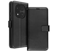 Mayaxess Custodia a Portafoglio con Laccetto per Redmi Note 14 Pro e Pro Plus, Nero