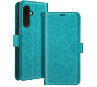 Mayaxess Custodia a Portafoglio con Laccetto per Samsung Galaxy A26, Turchese