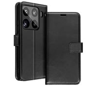 Mayaxess, Custodia a Portafoglio con Laccetto per Xiaomi 15 Pro, Nero