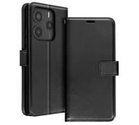 Mayaxess Custodia a portafoglio per Xiaomi Redmi Note 14 5G con laccetto Nero