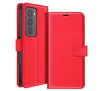 AVIZAR Protettiva MAYRDXR15R Custodia a libro per Xiaomi Redmi 15 5G, Rosso