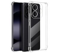 Mayaxess Custodia Antiurto per Xiaomi Redmi Note 14 5G Angoli Rinforzati, Trasparente