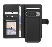 Mayaxess Custodia per Google Pixel 9 e 9 Pro con Cover Rimovibile, Nero
