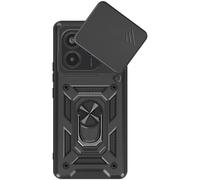 Mayaxess Custodia per Redmi Note 14 5G Anello Supporto con Protezione Camera, Nero