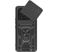 Mayaxess, Custodia per Xiaomi 15 Pro Anello Supporto con Protezione Camera, Nero
