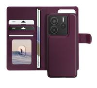 Mayaxess Custodia per Xiaomi Redmi Note 14 5G con cover rimovibile, Viola