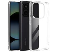 Mayaxess Custodia per Xiaomi Redmi Note 14 5G Silicone Morbido, Trasparente
