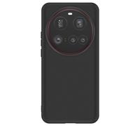 Mayaxess Custodia in silicone per Xiaomi 15 Ultra – Sottile – Nero