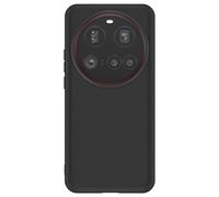 Mayaxess Custodia in silicone per Xiaomi 15 Ultra – Sottile – Nero