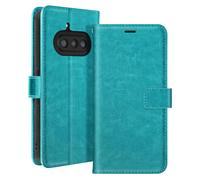 Mayaxess Custodia Vintage a Libro con Supporto per Nothing Phone 3a, Blu