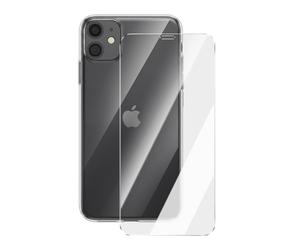 Mayaxess, Kit Cover e Vetro Temperato per iPhone 11 Protezione 360° Anti-urto