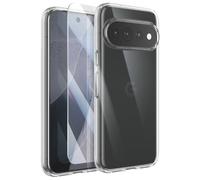 Mayaxess, Set Protezione Pixel 11 Pro con Cover e Vetro Temperato, Trasparente