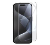 Mayaxess, Vetro temperato per iPhone 15 Pro durezza 9H antigraffi, Trasparente