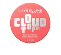 Maybelline New York Mousse Colorata Guance e Labbra, Fino a 14 Ore di Colore*, Formula Ultra Pigmentata, Finish Blur-Matte, Texture Leggera, Cloudtopia, Tonalità: 05 Coral Illusion, 5g