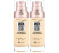 Maybelline Dream Radiant Liquid Hydrating Foundation 010-Ivory (Confezione da 2)