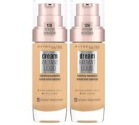 Maybelline Dream Satin, Fondotinta liquido, 048 Sun Beige, 30 ml (Confezione da 2)