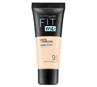 Maybelline Fit Me! Foundation Matte + Poreless fondotinta liquido con un effetto opaco 095 Fair Porcelain 30 ml