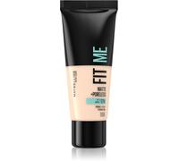 Maybelline New York Fondotinta Fit Me Matte&Poreless, Finish Opacizzante e Fissante, Tonalità: 35 Fair Porcelaine
