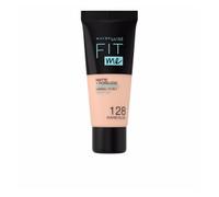 Maybelline Fit Me! Matte + Poreless fondotinta pelle perfetta con effetto matt 30 ml tonalità 128 Warm Nude