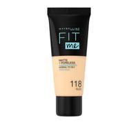Maybelline Fit Me! Matte+ Poreless Liquid Foundation 118 Nude 30 ml