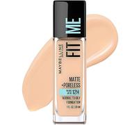 MAYBELLINE - Fit Me Matte + Poreless Liquid Foundation Makeup, Soft Sand Shade - 1 fl oz (30 ml)