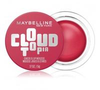 Maybelline New York Blush Mousse Colorata Guance e Labbra, Fino a 14 Ore di Colore*, Formula Ultra Pigmentata, Finish Blur-Matte, Texture Leggera, Cloudtopia, Tonalità: 02 Ethereal Rouge, 5g