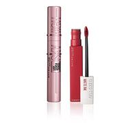 Maybelline New York Cofanetto Idea Regalo Occhi Sky Is The Limit, Include Mascara Allungante Sky High e Tinta Labbra a Lunga Durata Matte Ink Pioneer (20)