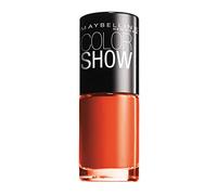 Maybelline New York Color Show Smalto Asciugatura Rapida, 341 Orange Attack