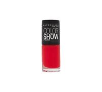 Maybelline New York Color Show Smalto Asciugatura Rapida, 349 Power Red