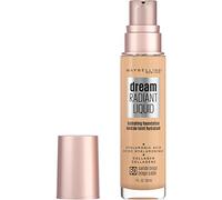 Maybelline New York Dream Radiant Liquid Medium Coverage Hydrating Makeup, Lightweight Liquid Foundation, Sandy Beige, 1 Count