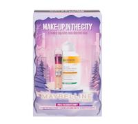 Maybelline New York e Garnier Cofanetto Idea Regalo di Natale, Con Correttore Multi-Uso e Acqua Micellare Bifasica, Make-Up in The City 2025, Con Pochette Fluffy, Cancella Età Nude 02, Skinactive