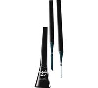 Maybelline New York Eye Studio Master Duo Glossy Liquid Liner, gl nzend, Blaugr n, 0,05 Fl ssigunzen