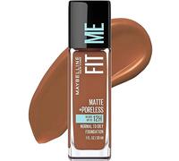 Maybelline New York Fit Me Matte Plus Poreless Foundation, Nutmeg, 1 Fluid Ounce