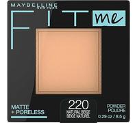 Maybelline New York Fit Me Matte Plus Poreless Powder, 220 Natural Beige, 0.30 Ounce by Maybelline New York