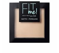 Maybelline New York Fit Me Matte&Poreless Cipria Opacizzante e Fissante, Pennello e Specchietto Inclusi, 115 Ivory