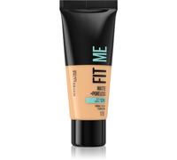 MAYBELLINE NEW YORK Fit Me! Matte+Poreless fondotinta matte per pelli normali e miste colore 128 Warm Nude 30 ml