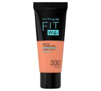 Maybelline New York Fit Me Matte+Poreless Fondotinta Opacizzante, 330 Toffee